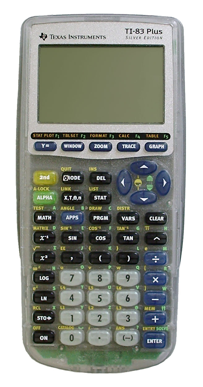 Texas Instruments, TI-83 Plus Silver Edition graphing calculator